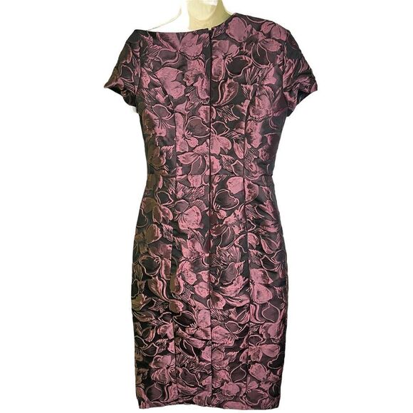 KAY UNGER Alana Floral One Shoulder Midi Dress NWOT Size 6 - Picture 6 of 8